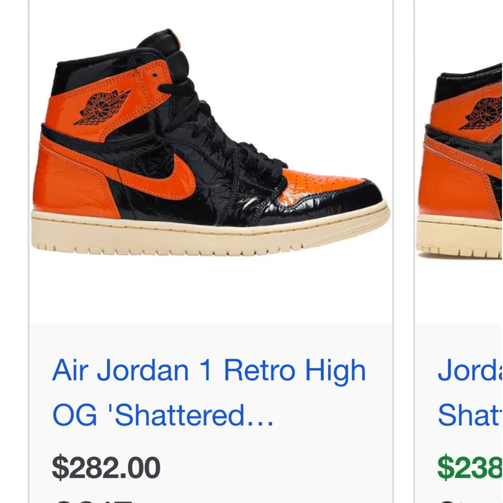 Air Jordan 1 Retro High
OG 'Shattered... accepting offers